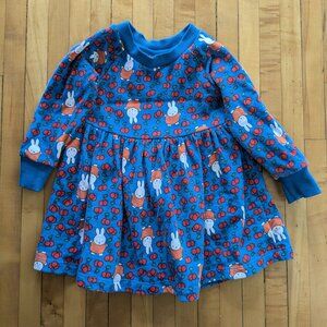 Hanna Andersson x Miffy sweater dress 2T